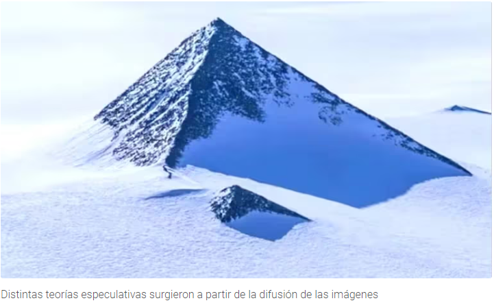 Según los expertos, esta montaña es un “nunatak”.
